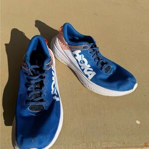 Hoka One One Blue and Black  — Men’s Carbon X (approx 125-150 miles)